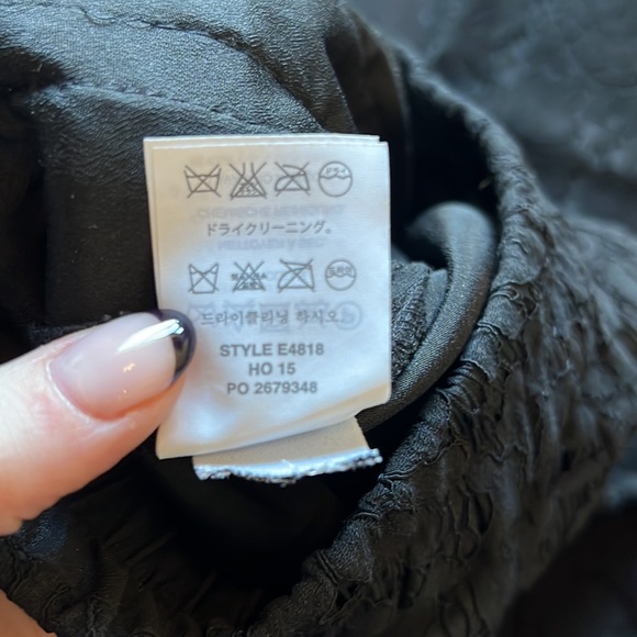 J Crew Black Lace Pants Size 0 - Picture 7 of 7